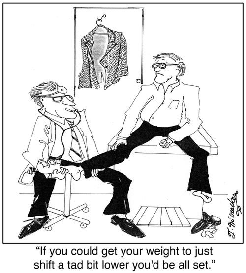 'If you could get your weight to just shift a tad bit lower you'd be all set.'