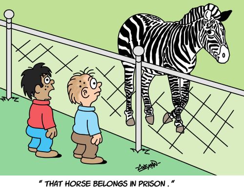 That horse belongs in prison.
