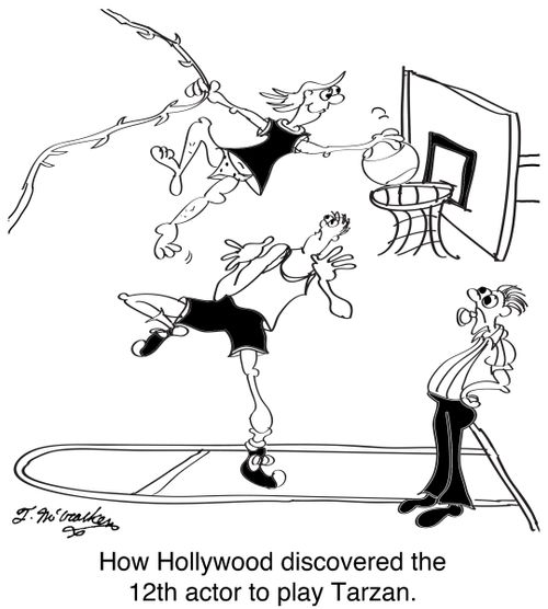 How Hollywood discovered the 12th actor to play Tarzan.