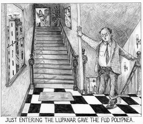 'Just entering the lupanar gave the fud polypnea.'