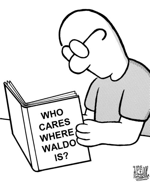 'Who cares where Waldo is?'