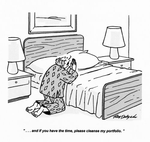 '... and if you have the time, please cleanse my portfolio.'