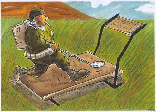 Futility of Mine Clearing