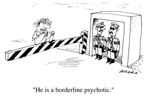 The borderline psychotic