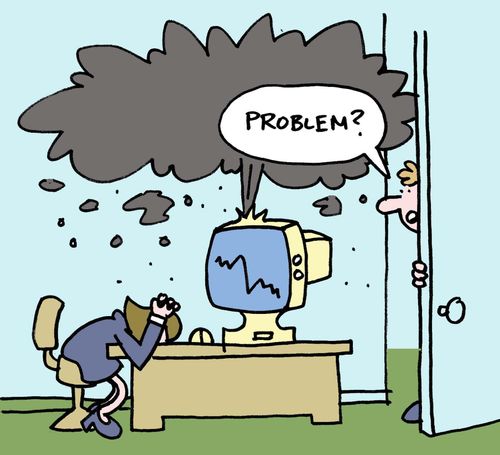"Problem?"