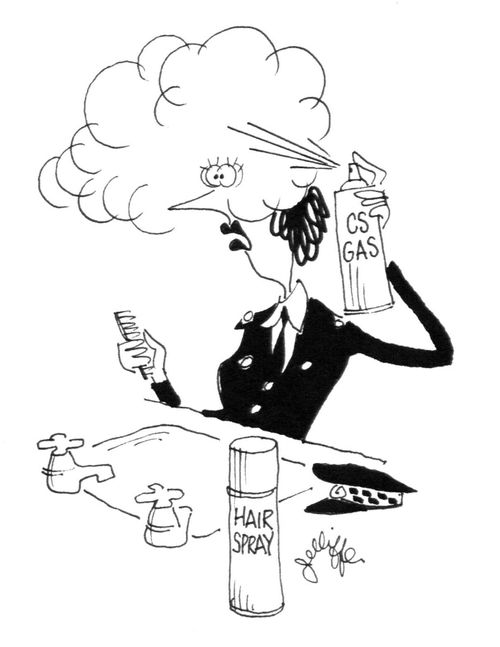 Hair Spray / CS Gas.