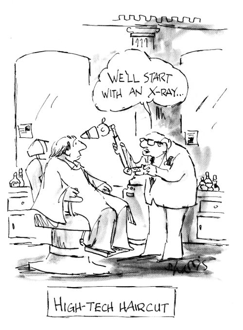 High-tech Haircut.