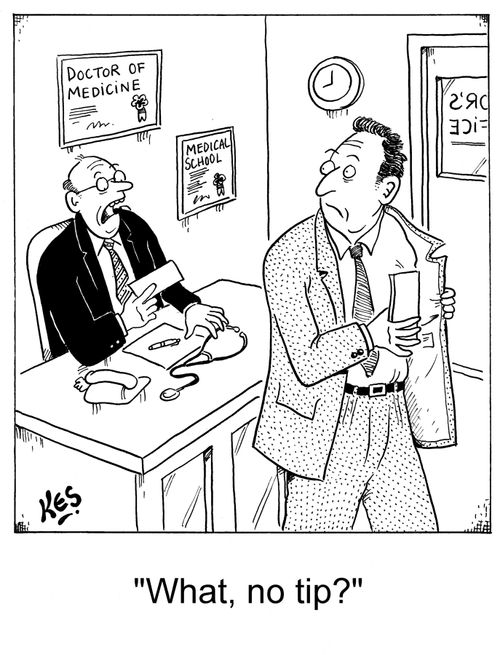 'What, no tip?'