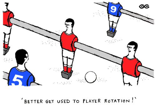 'Better get used to player rotation!'
