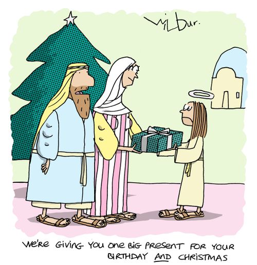 'We're giving you one big present for your birthday and Christmas.'