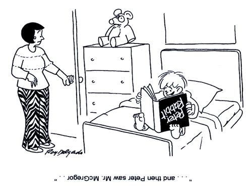 '... and then Peter was Mr. McGregor...'