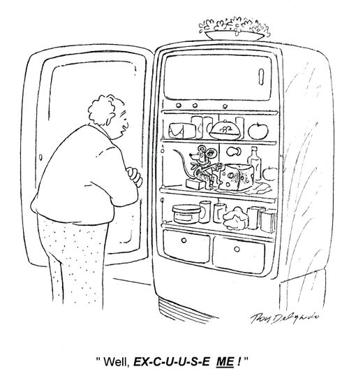 'Well, EX-C-U-U-S-E ME!'