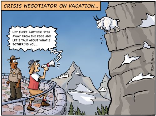 Crisis Negotiator on Vacation