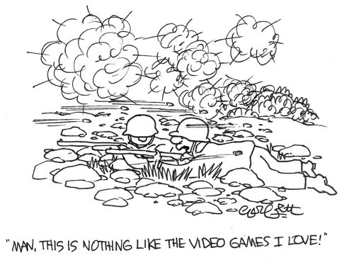 'This is nothing like the video games I love.' 