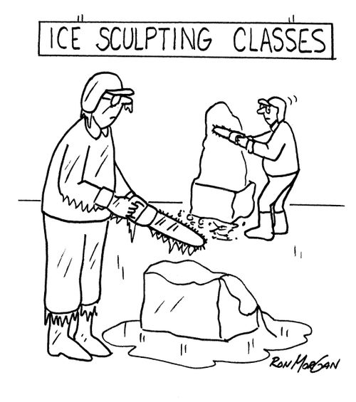 Ice Sculpting Class.
