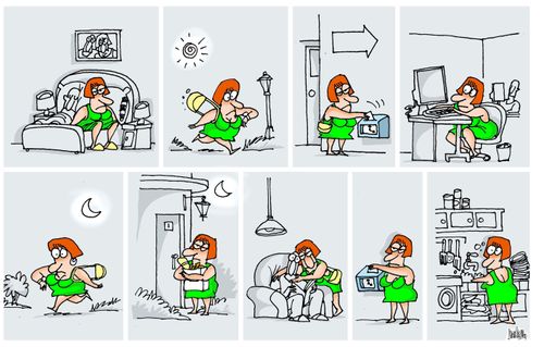 Hard-working Woman