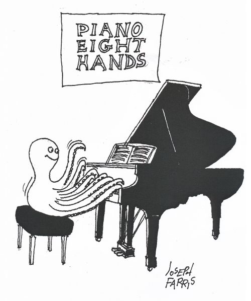 Piano eight hands.