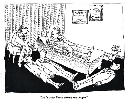 'That's okay. These are my key people.'