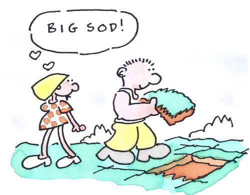 'Big sod.'