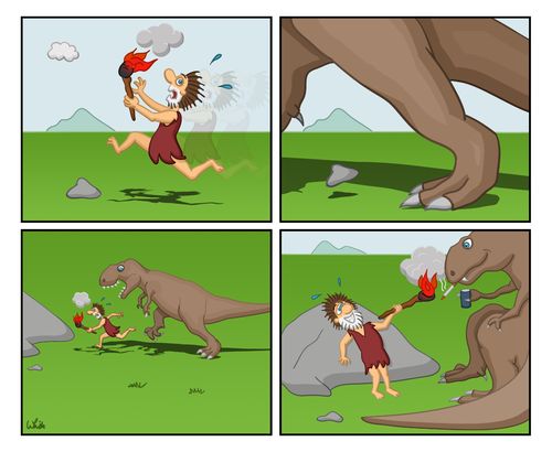 Prehistoric Cigarette Lighter