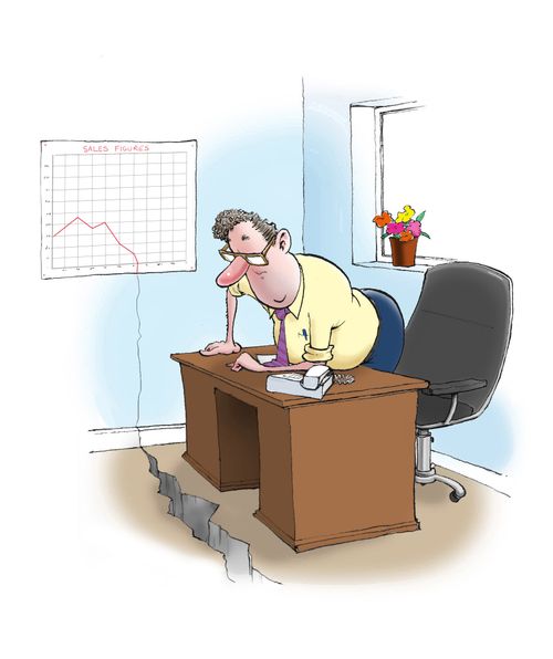 Sales figures go through the floor.