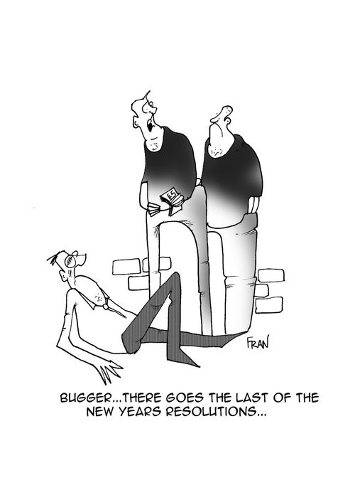 bugger...there goes the last of the new years resolutions