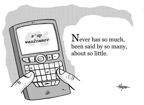 Never has so much, been said by so many, about so little.