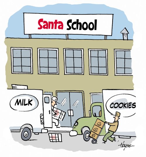 Santa School.