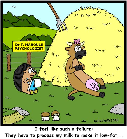 'I feel like such a failure: They have to process my milk to make it low-fat...'
