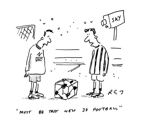 'Must be that new 3D football.'