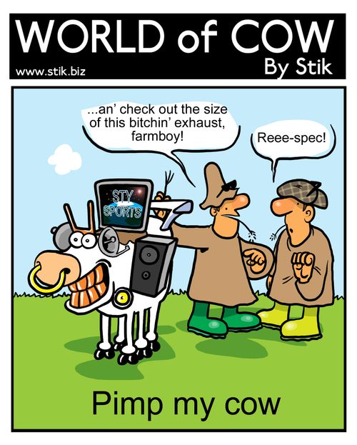 Pimp my cow.