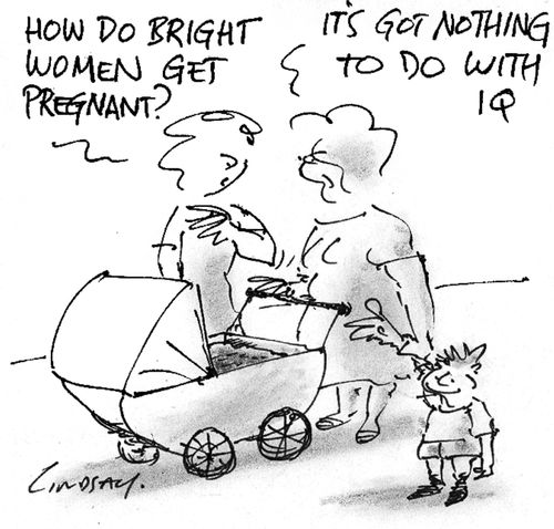 How do bright women get pregnant?