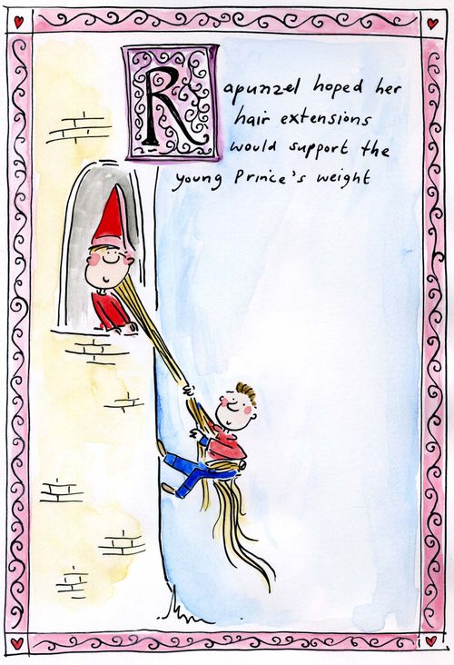 Rapunzel's Hair Extensions.