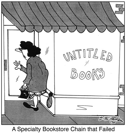 A Specialty Bookstore Chain that Failed, 'Untitled Books.'