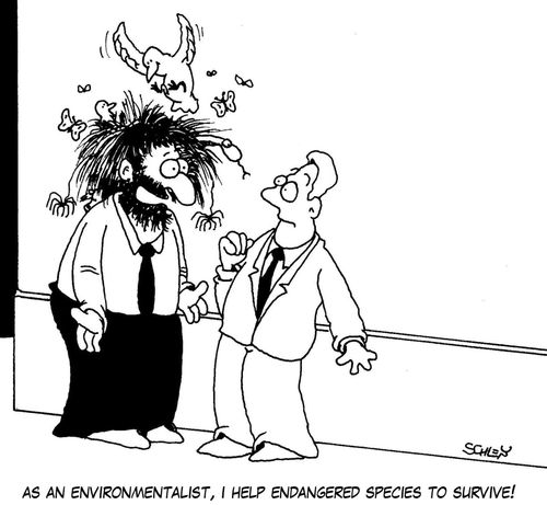 'As an environmentalist, I help endangered species to survive!'