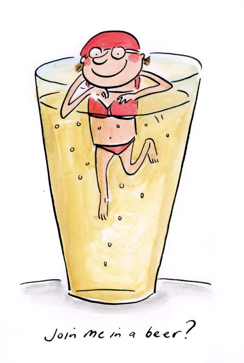 Join me in a beer?