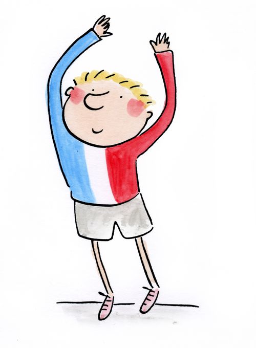 French flag jumper