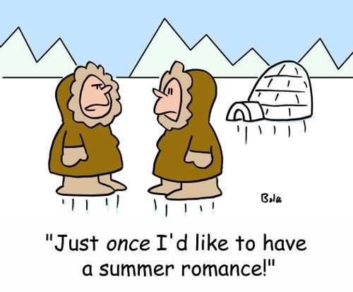 'Just ONCE I'd like to have a summer romance!'