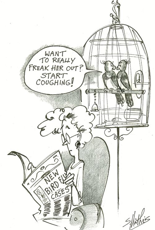 'Want to really freak her out? Start coughing!'