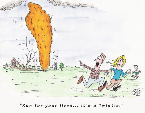 'Run for your lives... it's a Twistie!'