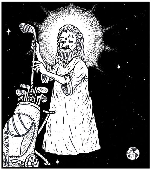God not too happy with the Humans.