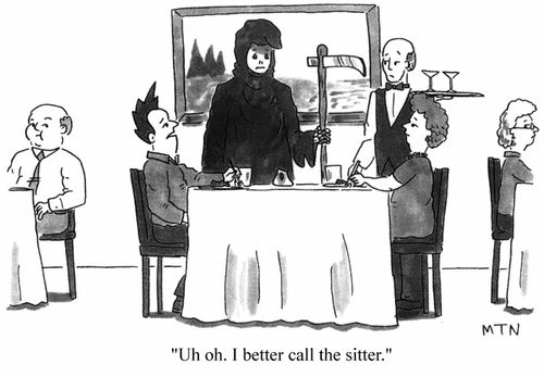Uh oh. I better call the sitter.