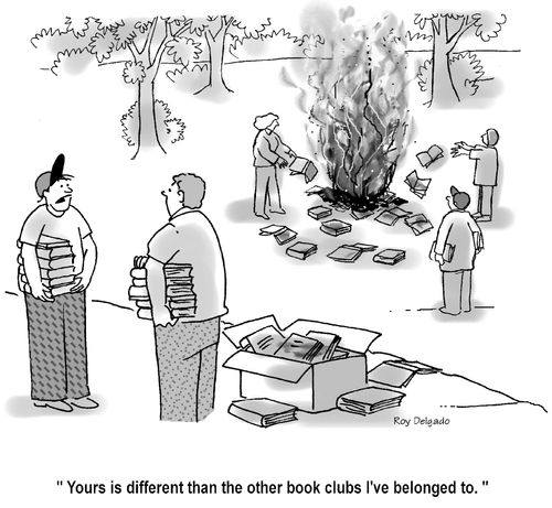 'Yours is different than the other book clubs I've belonged to.'