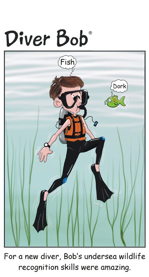 Diver Bob: amazing recognition skills.