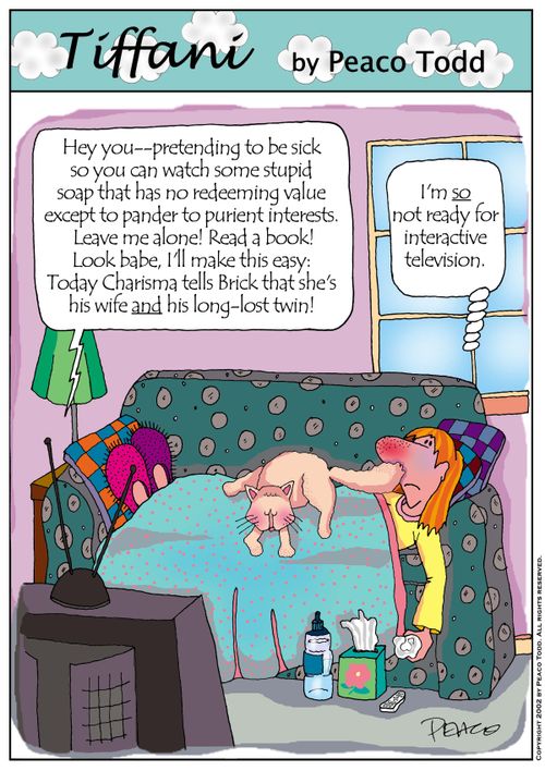 "I'm not so ready for interactive television."