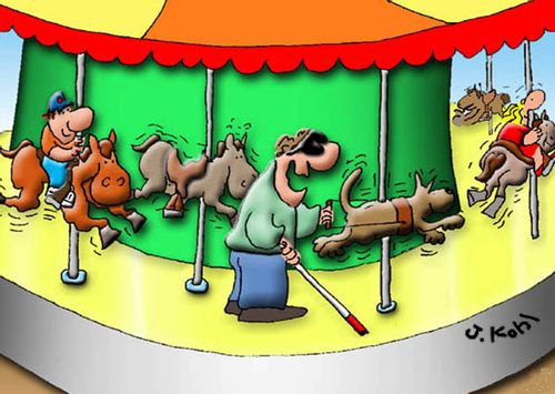 "Blind Merry-Go-Round."