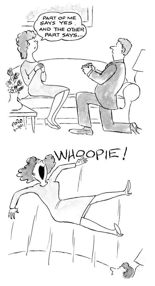 'Part of me says yes, and the other part says...Whoopee!'