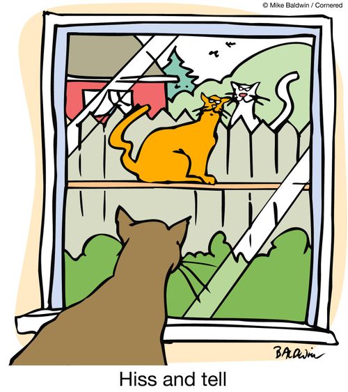 Hiss and tell.