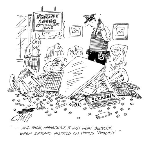 '...And then, apparently, it just went berserk when someone insisted on having 'Podcast'.'
