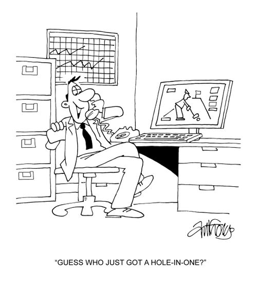 'Guess Who Just Got A Hole in One?'